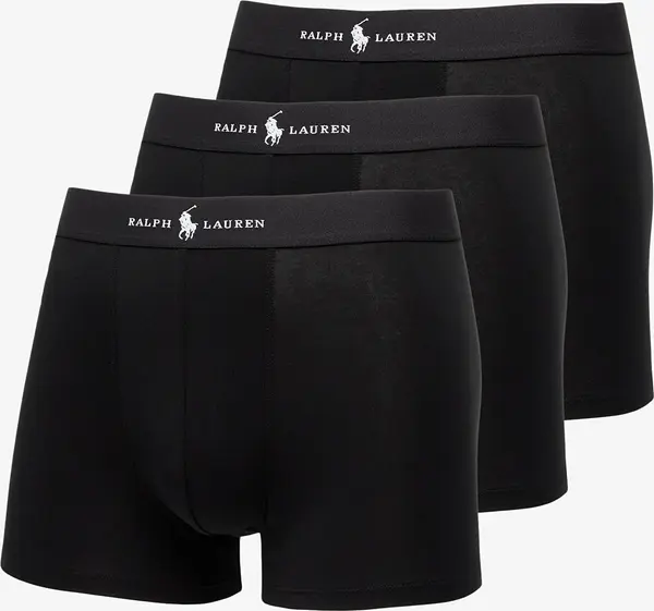 Ralph Lauren Bokserji Ralph Lauren Clssic Trunk 3-Pack Trunk Black XXL