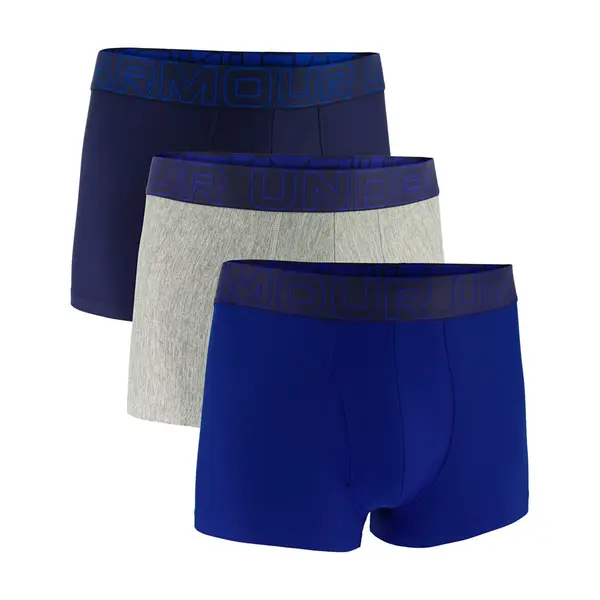 Under Armour Bokserji Under Armour M Perf Tech 3in 3-Pack Blue XL