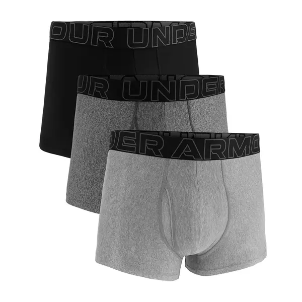 Under Armour Bokserji Under Armour M Perf Tech 3in 3-Pack Grey S