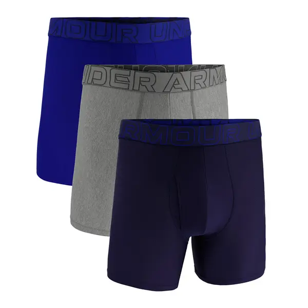 Under Armour Bokserji Under Armour M Perf Tech Mesh 6in 3-Pack Blue XXXXL
