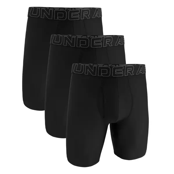 Under Armour Bokserji Under Armour M Perf Tech Mesh 9in 3-Pack Black S
