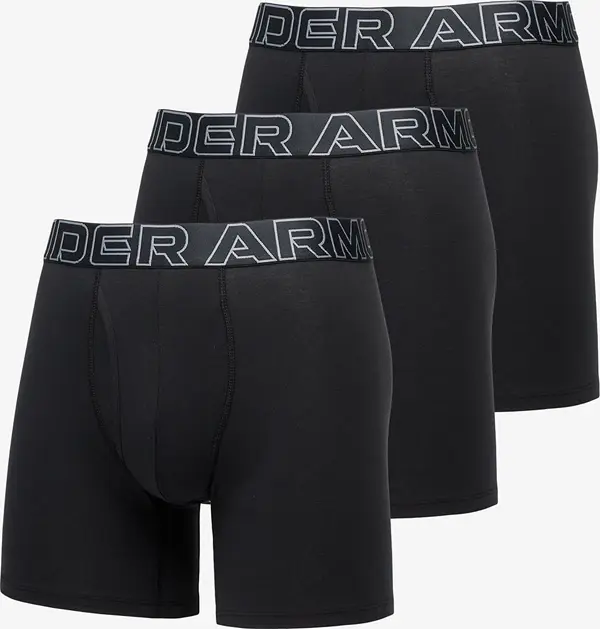 Under Armour Bokserji Under Armour Perf Cotton 6In Black XL