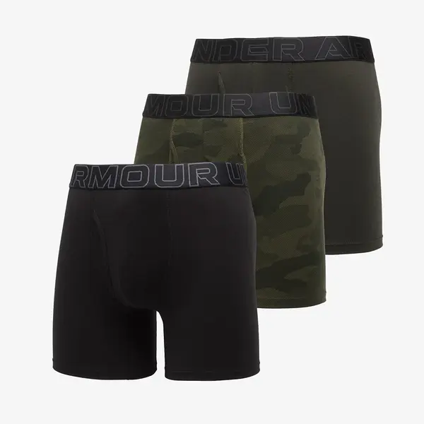 Under Armour Bokserji Under Armour Performance Cotton Print 6in 3-Pack Black S