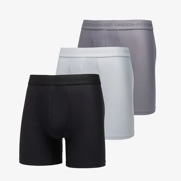 Under Armour Bokserji Under Armour Performance Tech Mesh Mod 6in 3-Pack Gray M