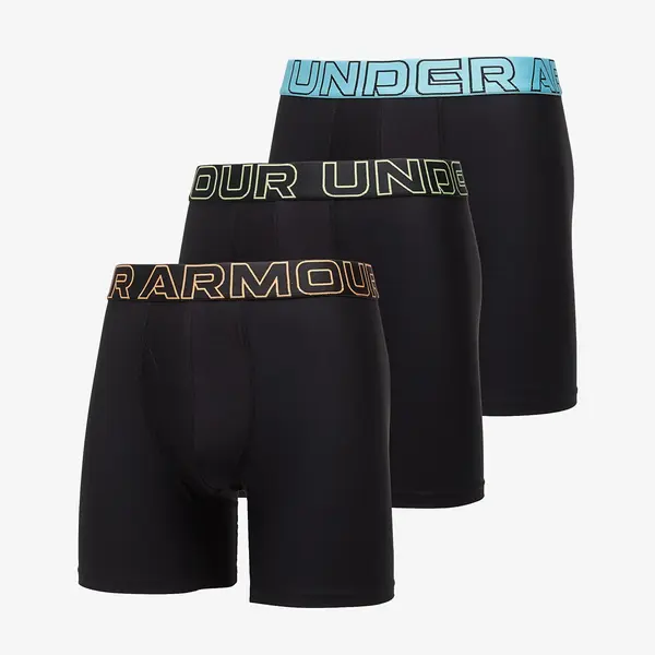 Under Armour Bokserji Under Armour Performance Tech Solid 6in 3-Pack Black M