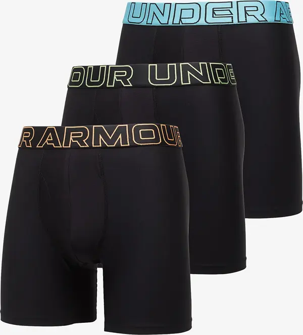 Under Armour Bokserji Under Armour Performance Tech Solid 6in 3-Pack Black S