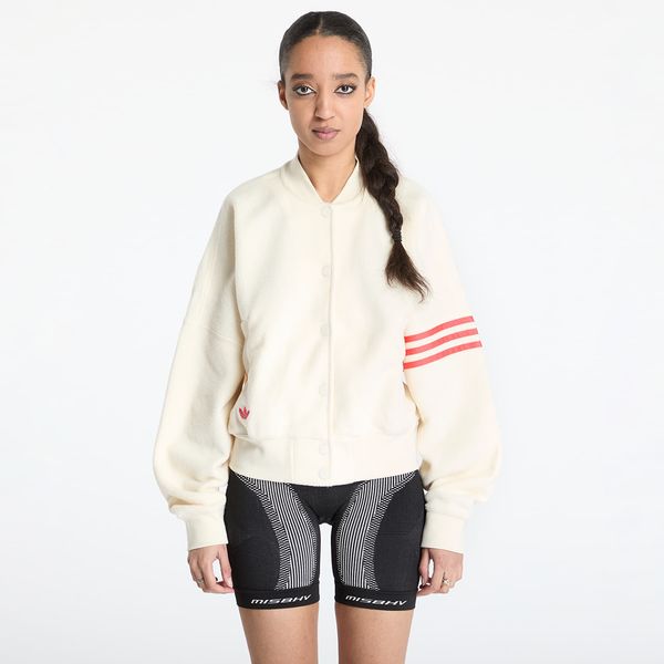 adidas Originals Bomber adidas Neuclassics Boucle Bomber Jacket Beige/ Cream White/ Real Coral S