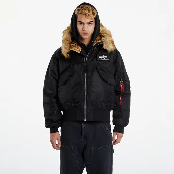 Alpha Industries Bomber Alpha Industries 45P Hooded Custom Black/ Reflective XXL