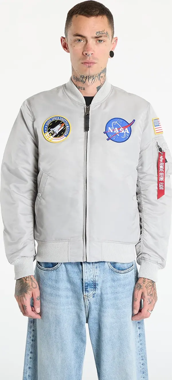 Alpha Industries Bomber Alpha Industries MA-1 VF Vintage Fit NASA Pastel Grey M