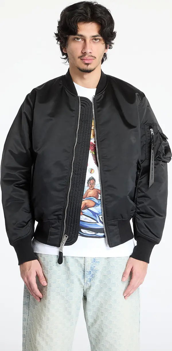 Alpha Industries Bomber Alpha Industries UV MA-1 Base Flight Jacket Black M