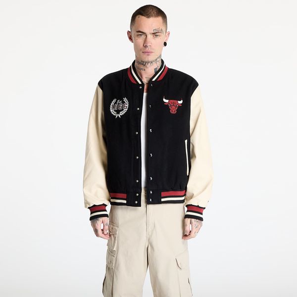 New Era Bomber New Era Chicago Bulls NBA Lifestyle Varsity Jacket UNISEX Black S