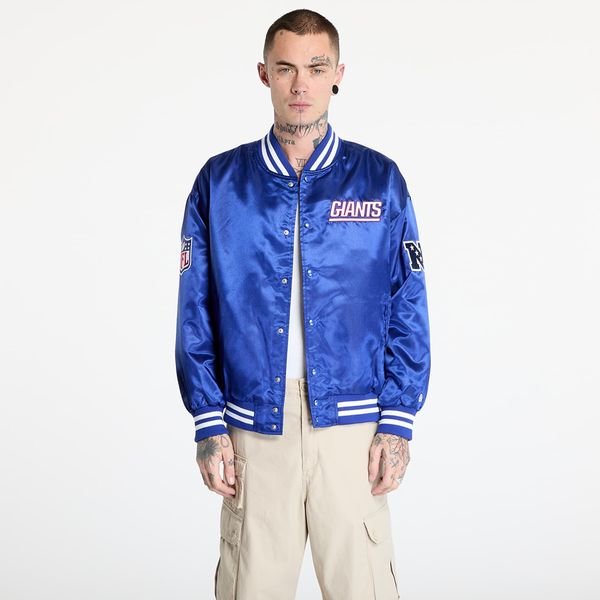 New Era Bomber New Era New York Giants NFL Satin Bomber Jacket UNISEX Calming Blue/ White M