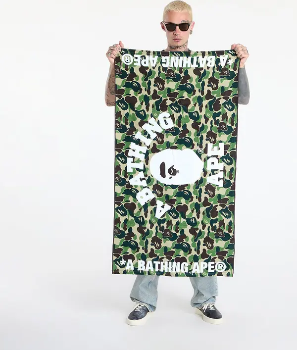A BATHING APE Brisače A BATHING APE Abc Camo Beach Towel Green Universal