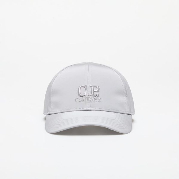 C.P. Company C.P. Company Chrome-R Logo Cap Drizzle Grey