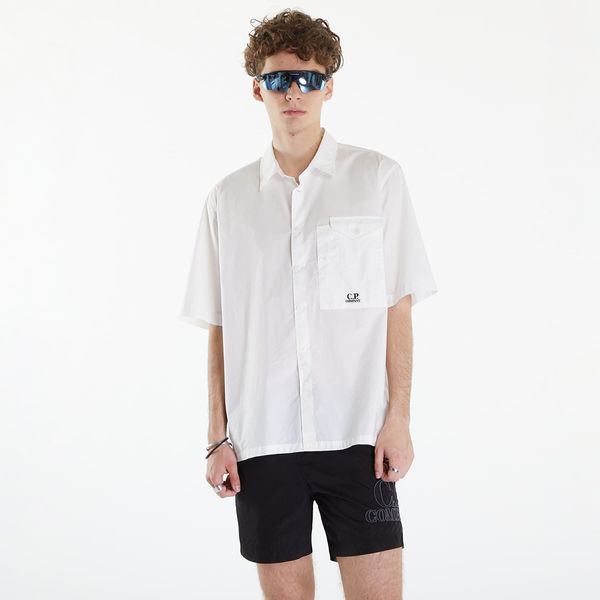 C.P. Company C.P. Company Short Sleeve Shirt Gauze White