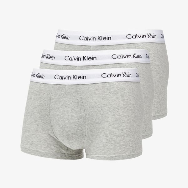 Calvin Klein Calvin Klein Low Rise Trunks 3 Pack Grey