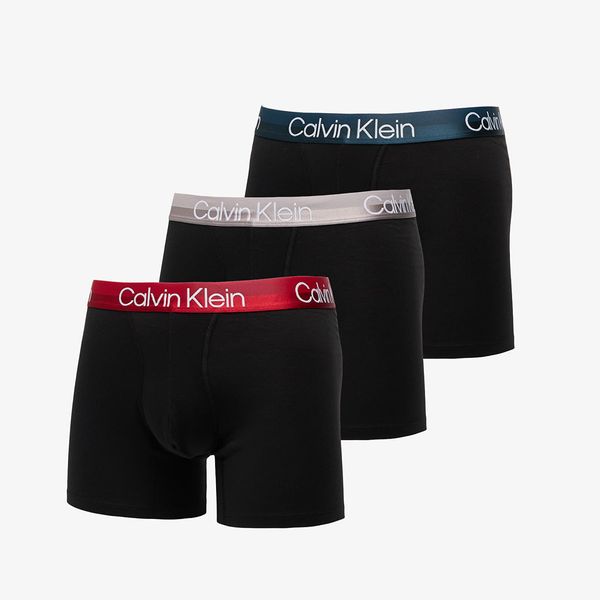 Calvin Klein Calvin Klein Cotton Stretch Blend Boxer Brief 3-Pack Black L