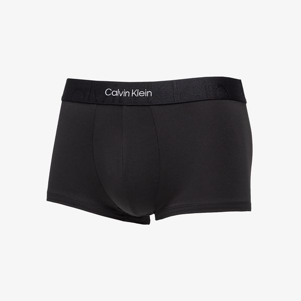 Calvin Klein Calvin Klein Embossed Icon Microfiber Low Rise Trunk 1-Pack Black