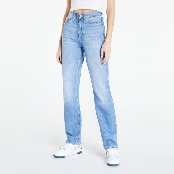 Calvin Klein Calvin Klein High Rise Straight Jeans Denim Light