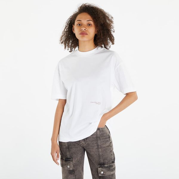 Calvin Klein Calvin Klein Jeans Back Floral Graphic T-Shirt White