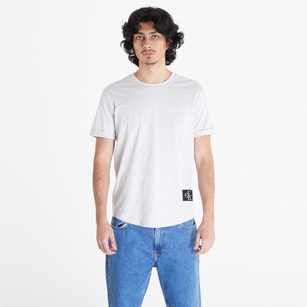 Calvin Klein Calvin Klein Jeans Badge Turn Up Short Sleeve Tee Lunar Rock