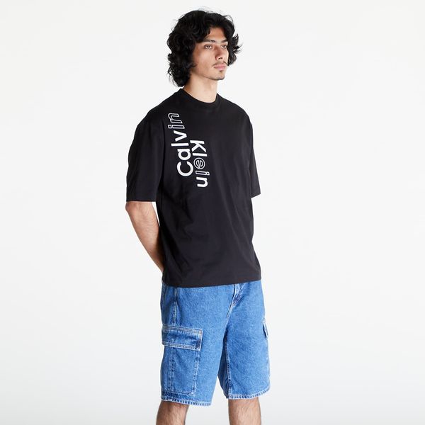 Calvin Klein Calvin Klein Jeans Blocking Graphic Short Sleeve Tee Black