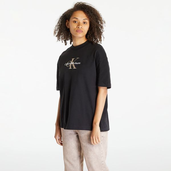 Calvin Klein Calvin Klein Jeans Cotton Monogram T-Shirt Black