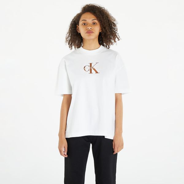 Calvin Klein Calvin Klein Jeans Cotton Monogram T-Shirt Bright White
