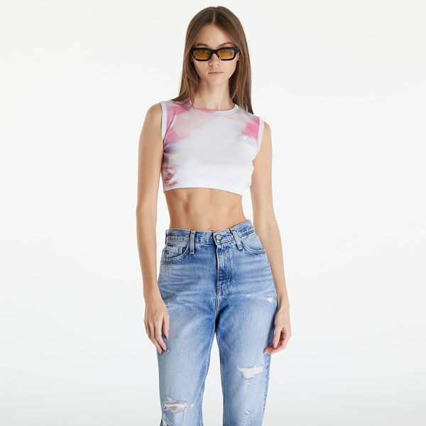 Calvin Klein Calvin Klein Jeans Cropped Tank Top White