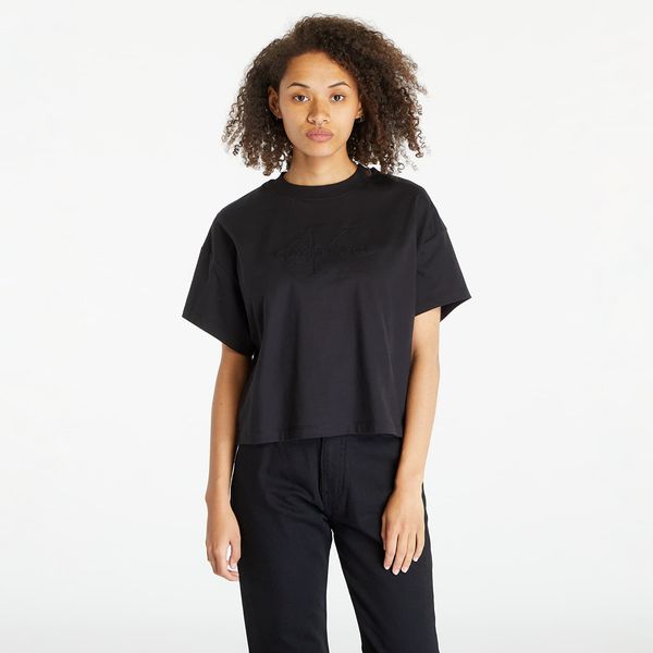 Calvin Klein Calvin Klein Jeans Embossed Monologo Tee Black