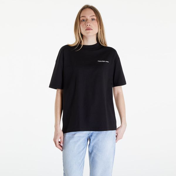 Calvin Klein Calvin Klein Jeans Embroidered Slogan Back Tee Black