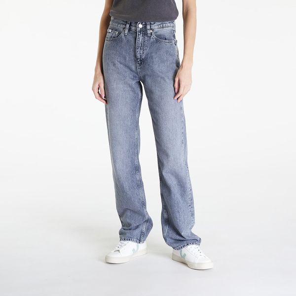 Calvin Klein Calvin Klein Jeans High Rise Straight Jeans Denim Grey