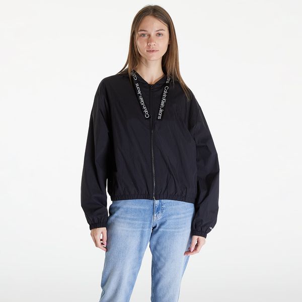 Calvin Klein Calvin Klein Jeans Logo Drawstring Windbreaker Black