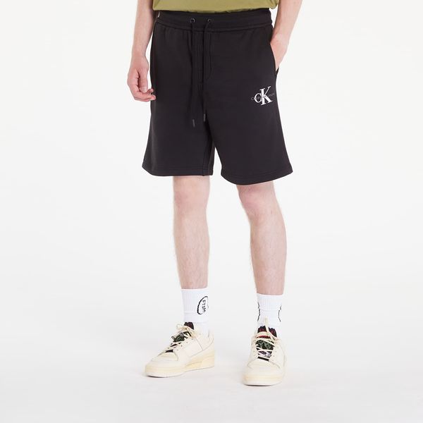 Calvin Klein Calvin Klein Jeans Monogram Fleece Jogger Shorts Black M