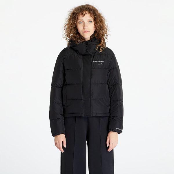 Calvin Klein Calvin Klein Jeans Monologo Non Down Sherpa Jacket Black