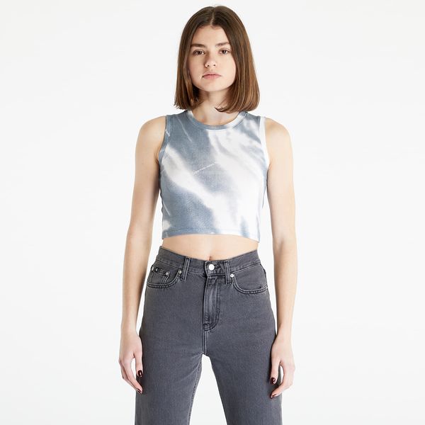 Calvin Klein Calvin Klein Jeans Motion Blur Aop Rib Tank Top Grey