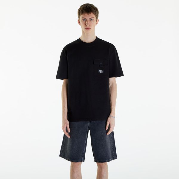 Calvin Klein Calvin Klein Jeans Texture Pocket Short Sleeve T-Shirt CK Black
