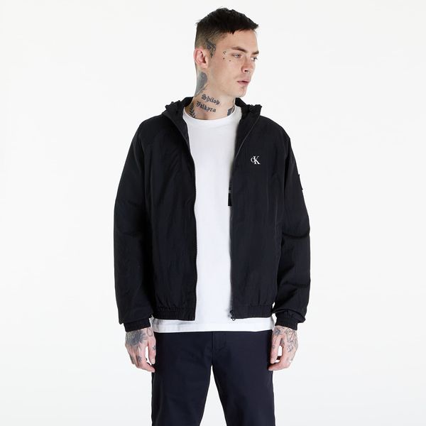 Calvin Klein Calvin Klein Jeans Unpadded Hooded Harr Black