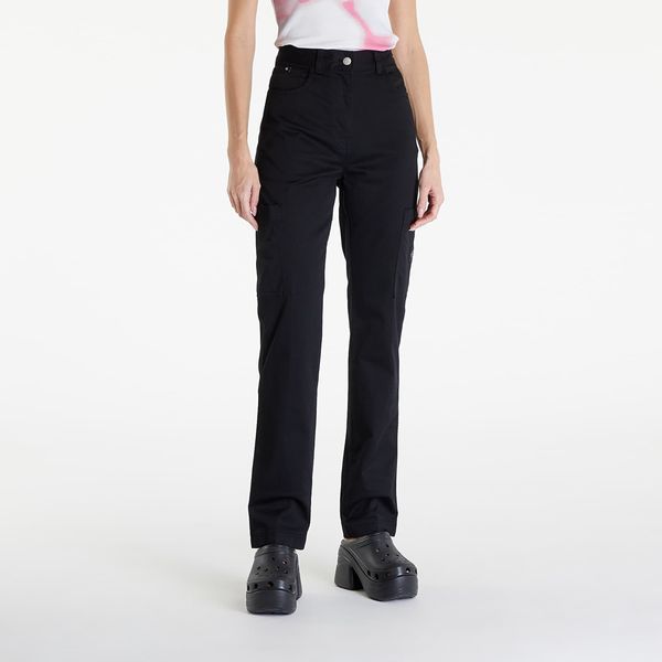 Calvin Klein Calvin Klein Jeans Woven Label High Rise Straight Pant Black