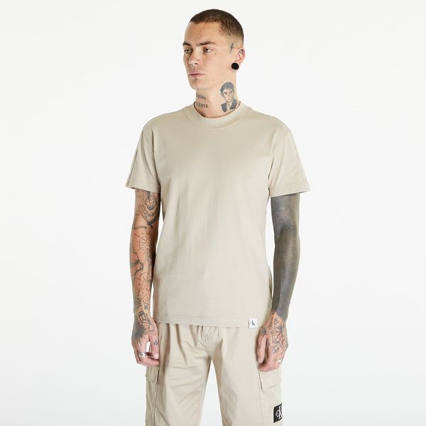 Calvin Klein Calvin Klein Jeans Woven Tab Short Sleeve Tee Plaza Taupe