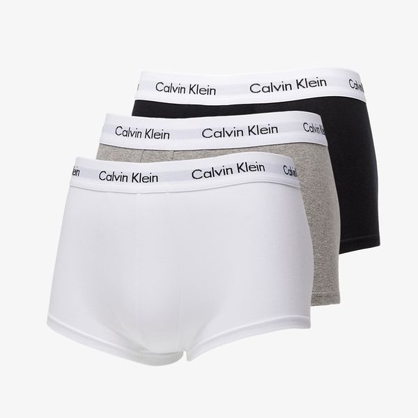 Calvin Klein Calvin Klein Low Rise Trunks 3 Pack Black/ White/ Grey