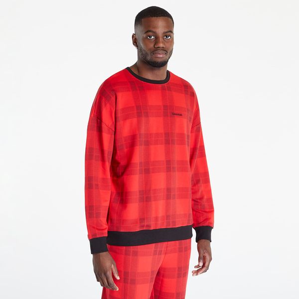 Calvin Klein Calvin Klein Mc Holiday Lounge L/S Sweatshirt Textured Plaid/ Exact