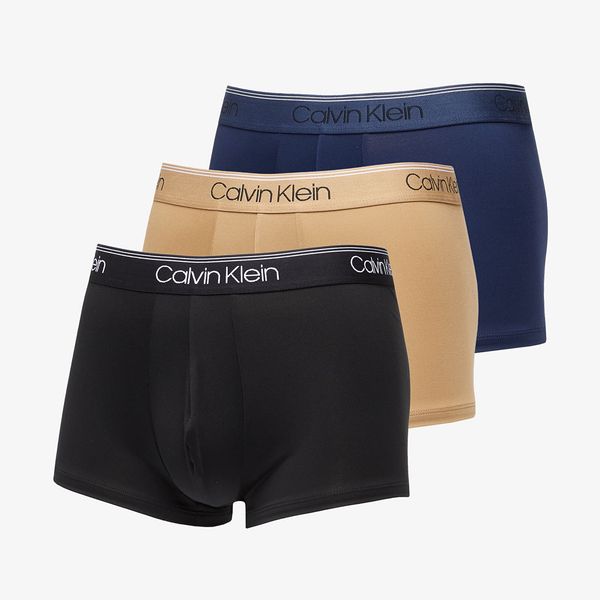 Calvin Klein Calvin Klein Microfiber Stretch-Low Rise Boxer 3-Pack Black/ Tigers Eye/ Blue Shadow