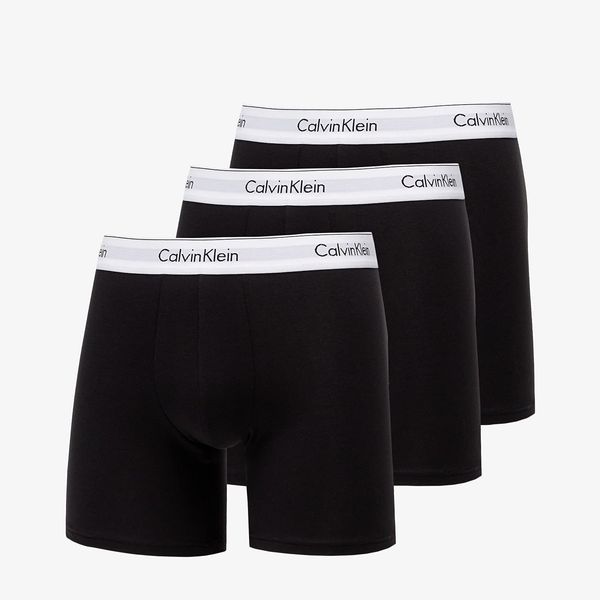 Calvin Klein Calvin Klein Modern Cotton Stretch Boxer Brief 3-Pack Black/ Black/ Black