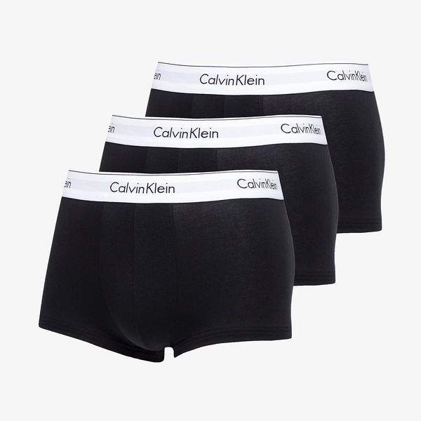 Calvin Klein Calvin Klein Modern Cotton Stretch Low Rise Trunk 3-Pack Black/ White M