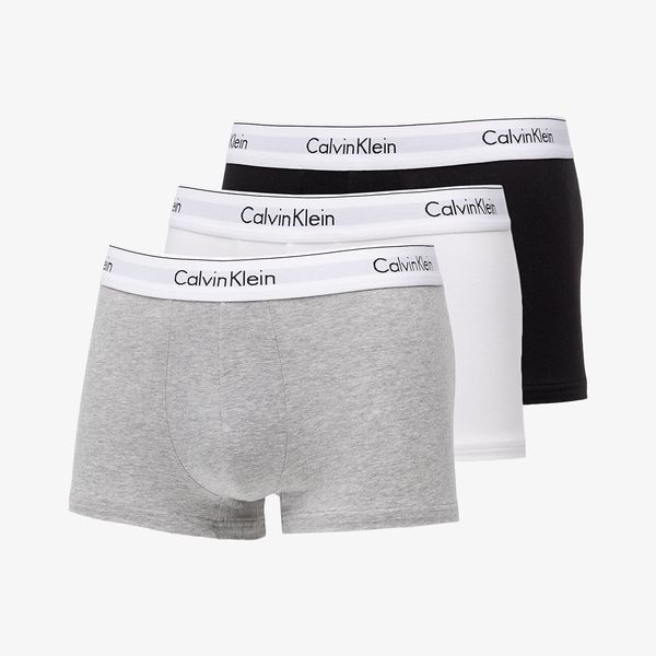 Calvin Klein Calvin Klein Modern Cotton Stretch Trunk 3-Pack Black/ White/ Grey Heather L