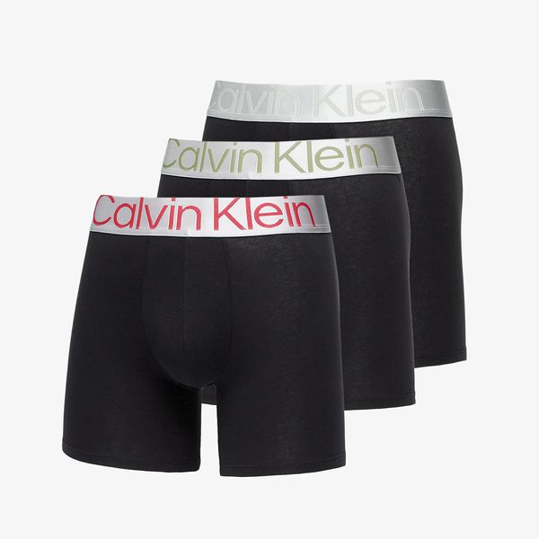 Calvin Klein Calvin Klein Reconsidered Steel Cotton Boxer Brief 3-Pack Black/ Grey Heather