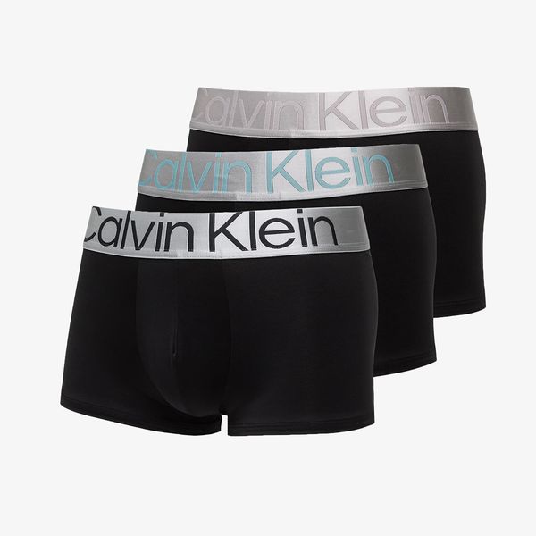 Calvin Klein Calvin Klein Reconsidered Steel Low Rise Trunk 3-Pack Black S