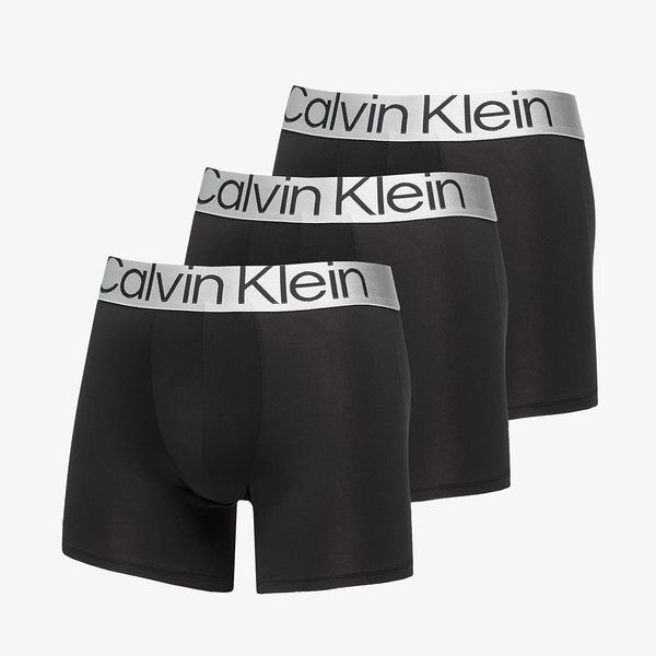 Calvin Klein Calvin Klein Reconsidered Steel Microfiber Boxer Brief 3 Pack Black M