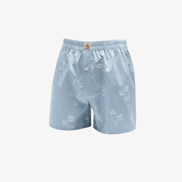 Carhartt WIP Carhartt WIP Cotton Boxer Stamp Print/ Misty Sky XS